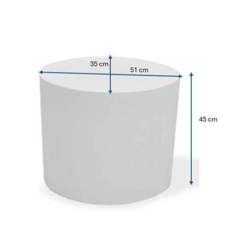 Image 6 : Podium en lin naturel 25CM ...