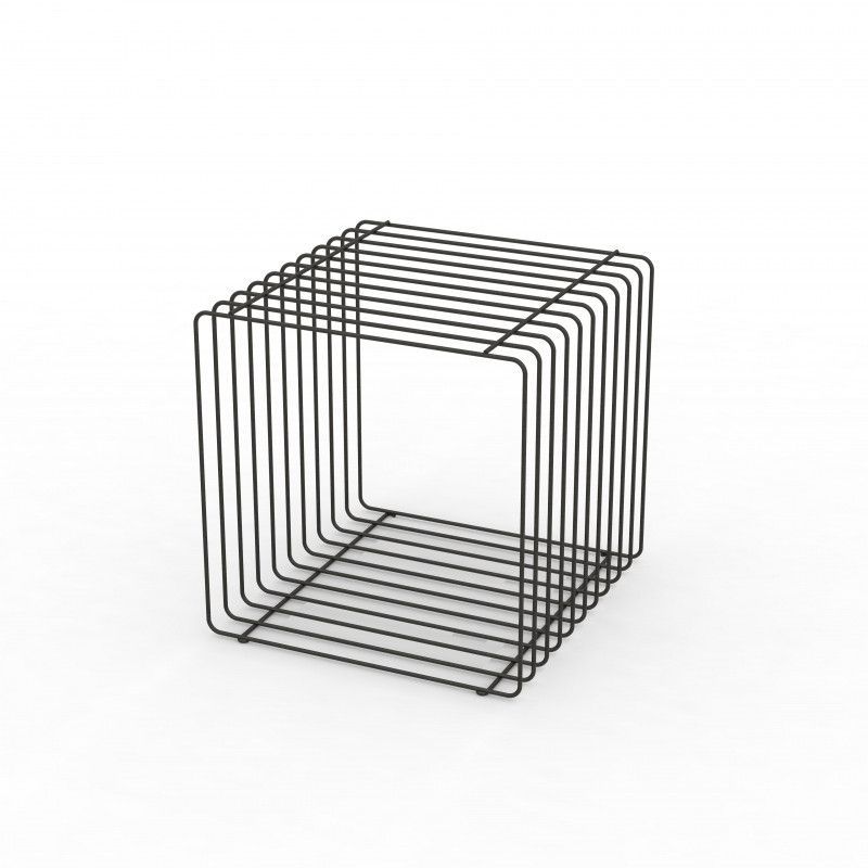 Podium metal negro 40 cm : Mobilier shopping