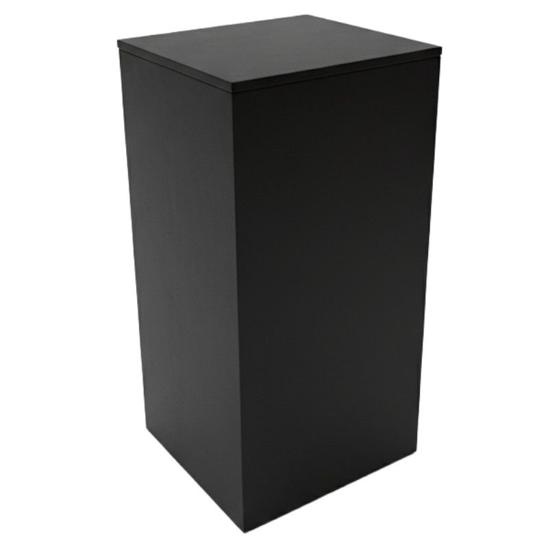 Podium nero 50x50X100cm : Mobilier shopping