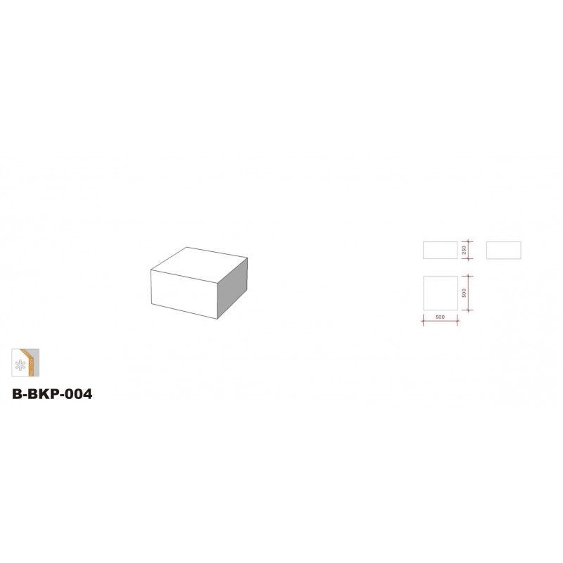 Image 1 : Podium cube nero lucido per ...