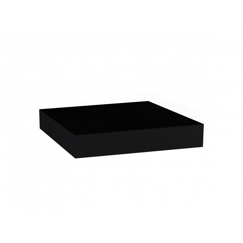Podium noir 50 x 50 x 10cm : Mobilier shopping