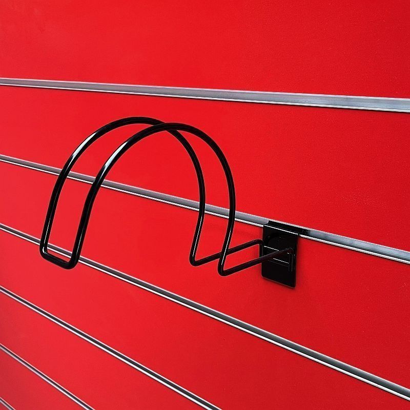 Image 1 : Porte-casque noir pour panneaux ...