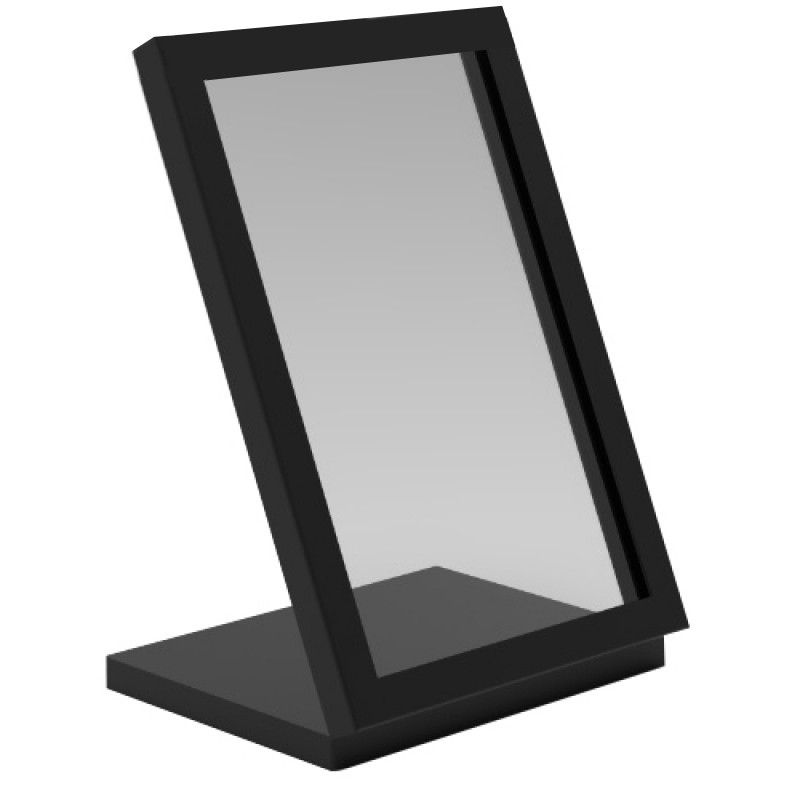 Poster holder A4 black : Presentoirs shopping