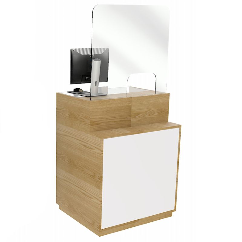 Ajoutez une touche de sophistication à votre espace de caisse avec ... Présentoir de caisse H104x65x60cm : Mobilier shopping