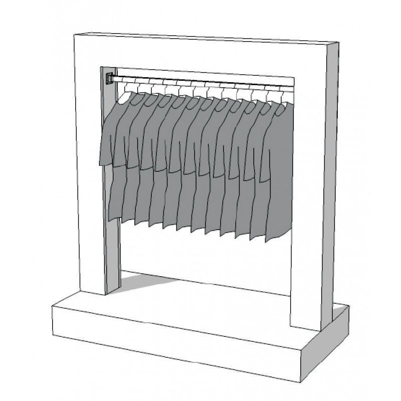 Profesional wardrobe S-R-PR-014 : Portants shopping