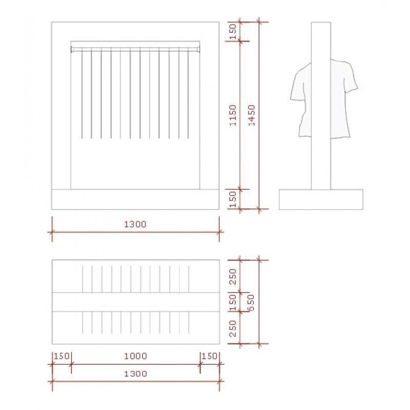 Image 1 : Fixed and solid wardrobe in ...