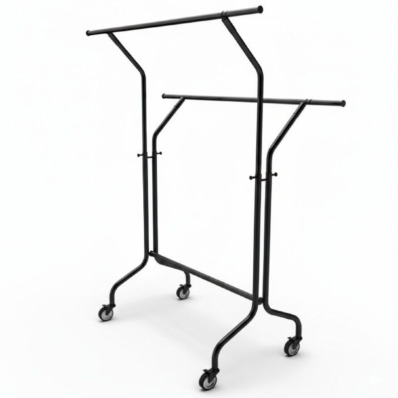 Image 1 : Double matte black cabinet on ...