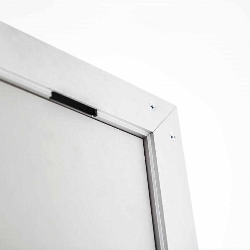Image 2 : Professional black wall mirror 200x125 ...