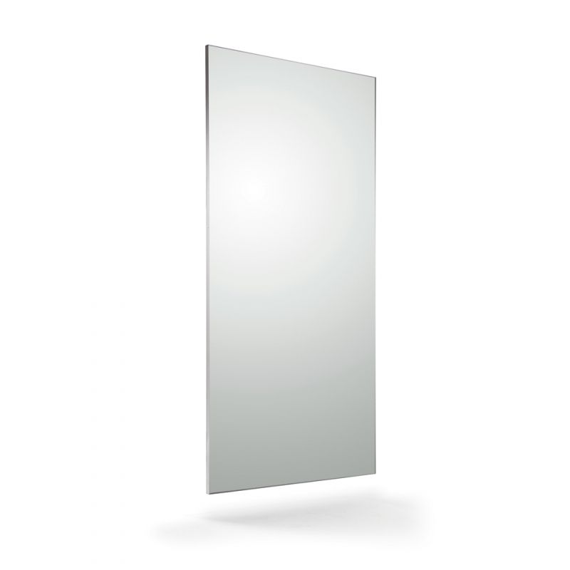 Professional silver wall mirror 200x100 cm : Comptoirs shopping