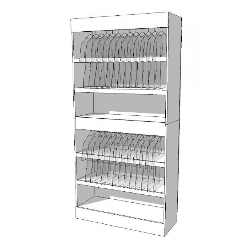 Professionelle Garderobe S-R-PR-001-A : Mobilier shopping