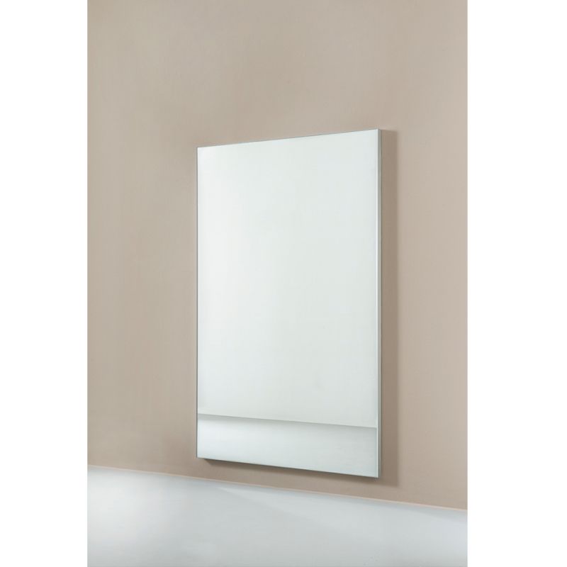 Professioneller silberner Wandspiegel 170x100 cm : Mobilier shopping