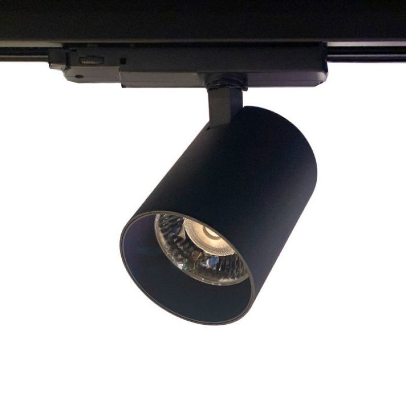 Proyector LED negro luz c&aacute;lida intensa 2200K 40W : Eclairage