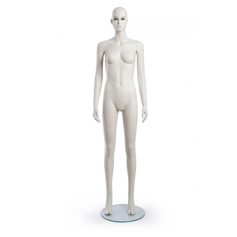 Standing realistic female mannequin