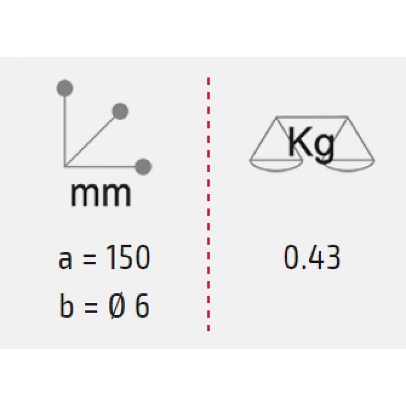 Image 1 : Rechter Haken für Wandgondel ...