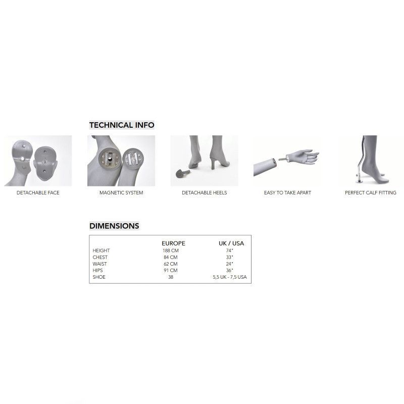 Image 5 : Damen Schaufensterpuppe Future in matter ...