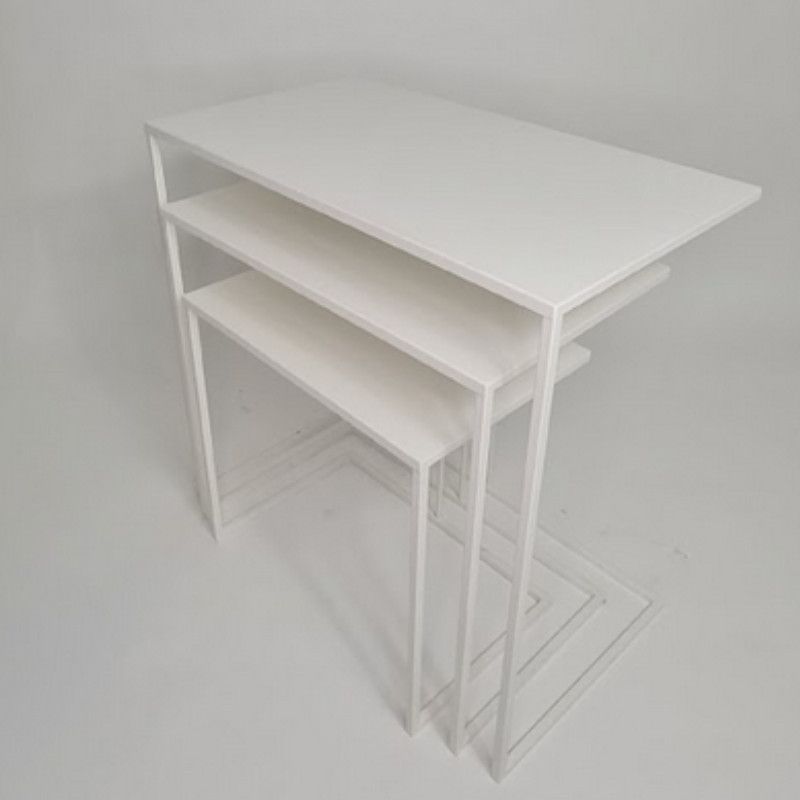 Image 6 : Set aus 3 Tischen Gigognantischen ...