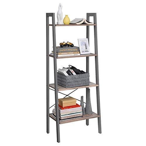 Image 2 : Storage shelf with 4 wooden ...