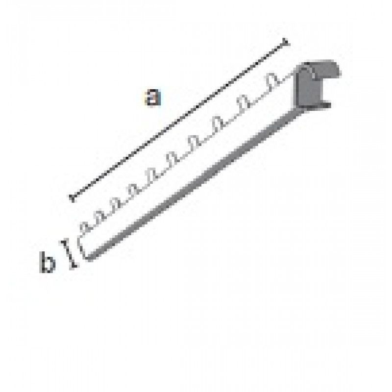 Image 1 : Schwarze Frontleiste für Wandgondel ...