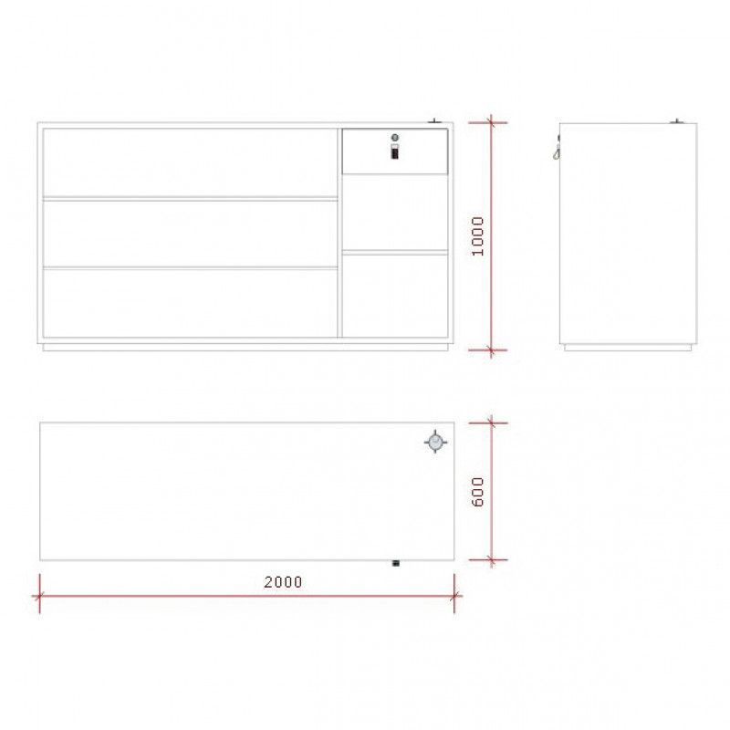 Image 1 : Schwarze tecken Marmor 200 cm ...