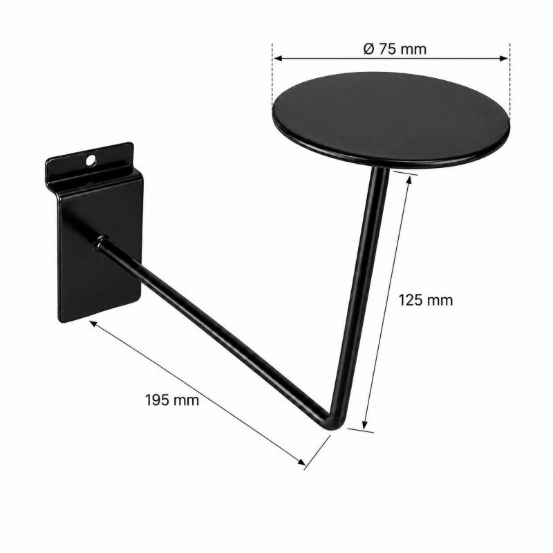 Image 1 : Schwarzer Haken ideal zum Pr ...