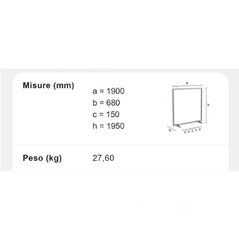 Image 4 : Modulares System schwarz H195 cm ...