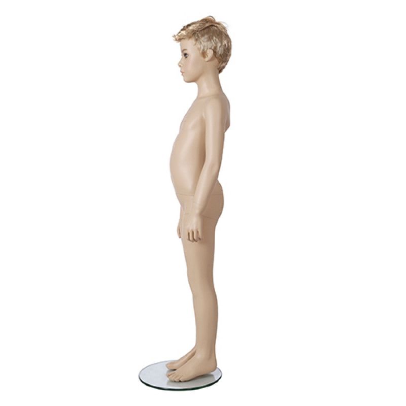 Image 1 : Child realistic mannequin with sculpted ...