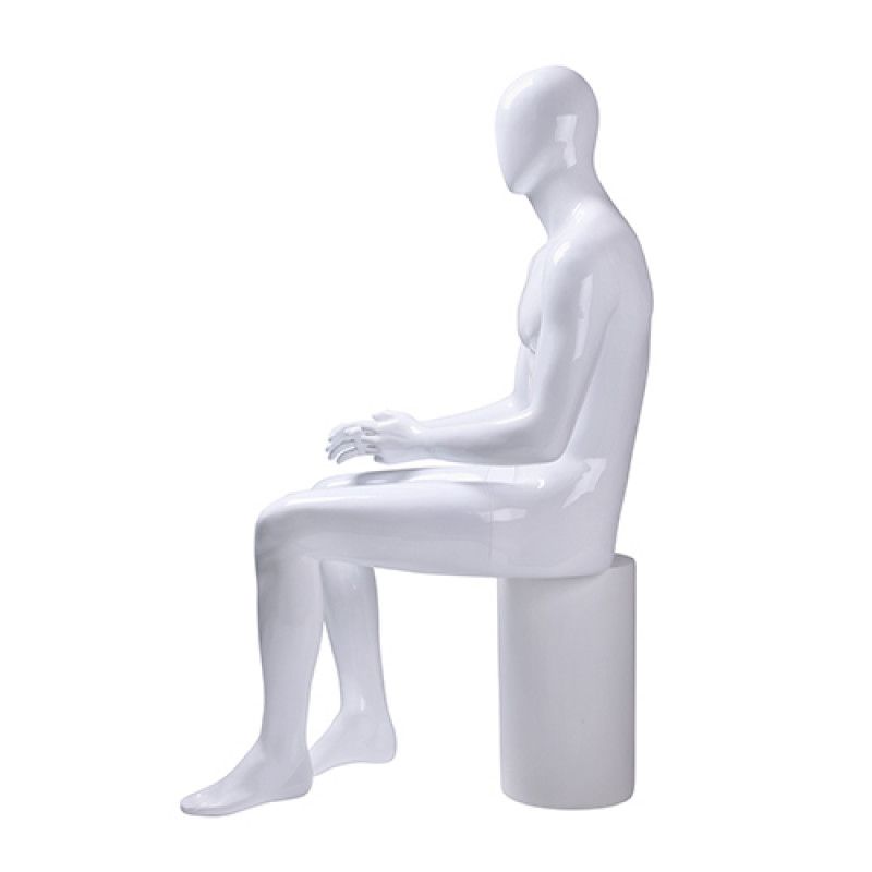 Image 1 : Sitting male window mannequin in ...