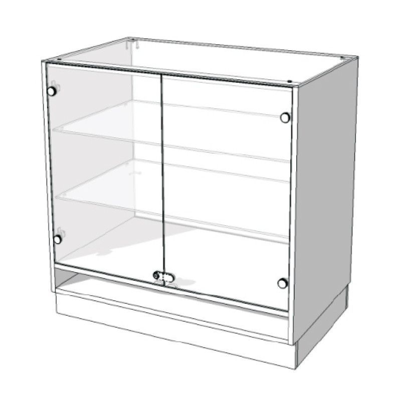 Image 3 : Shop counter with black display ...
