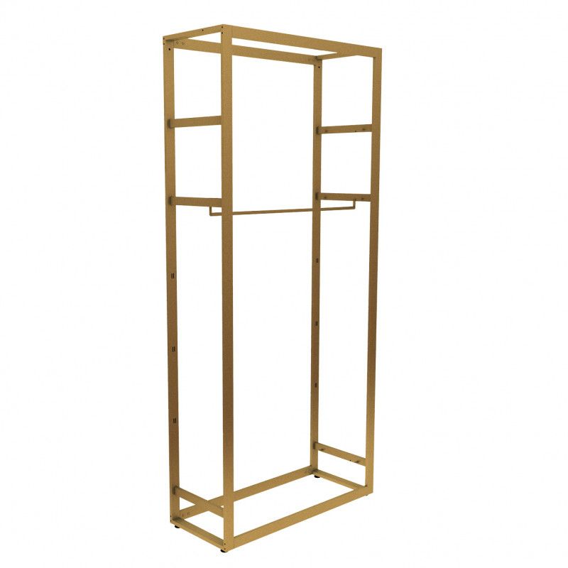 Shop gondola gold H 240 x 107 x 45 CM : Mobilier shopping