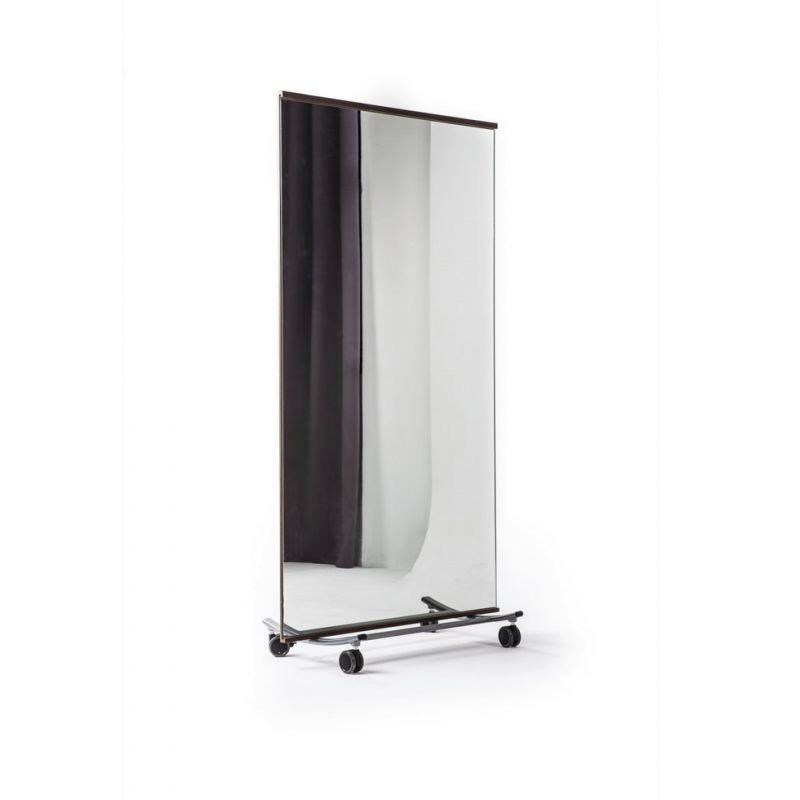 Optimise the layout of your retail space with our Shop ... Shop mirror on castors 190x100cm : Mobilier shopping