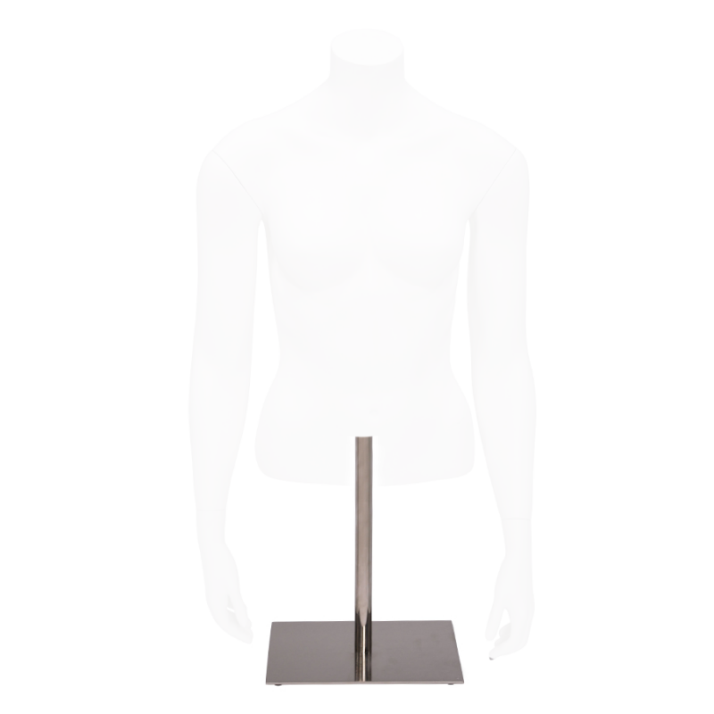 Short metal base 30cm for mannequin bust : Presentoirs shopping