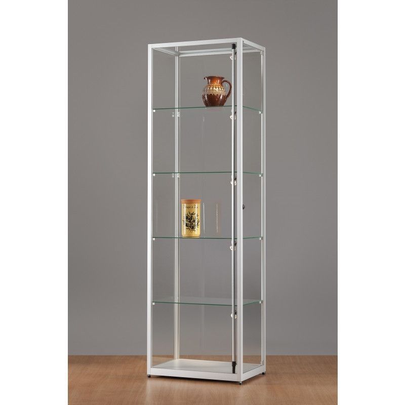 Showcase with aluminium rotating door 60 cm : Mannequins vitrine