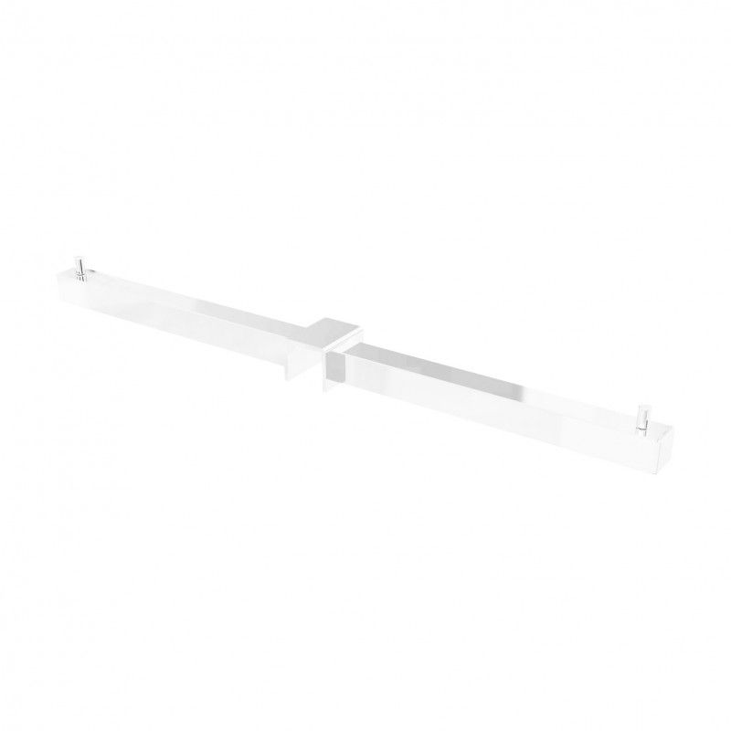 Clothes rails straight white 43 cm : Portants shopping
