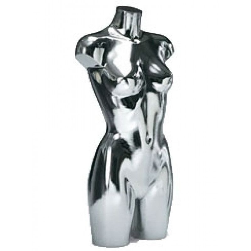 Silver female plastic bust : Bust shopping