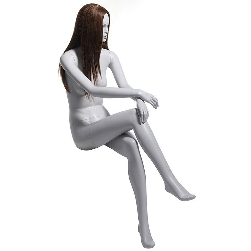 Image 3 : Realistic female mannequin with wig ...