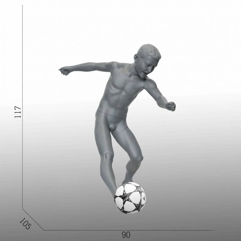 Image 1 : football kid mannequin with base ...