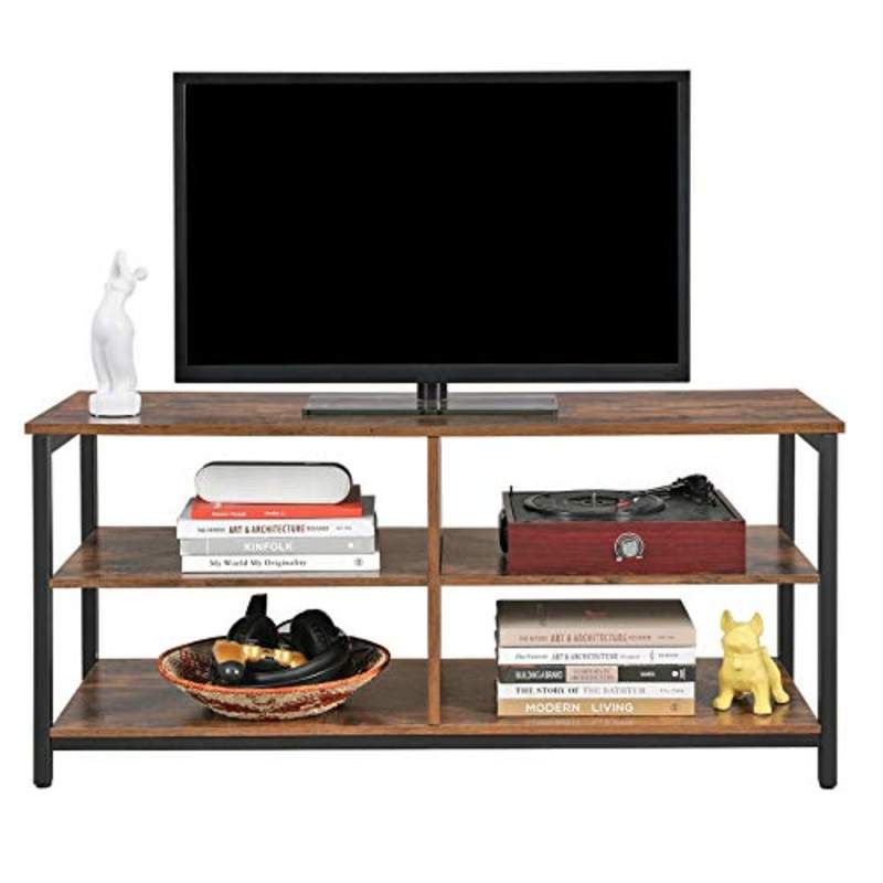 Soporte de muebles para tv en madera y acero