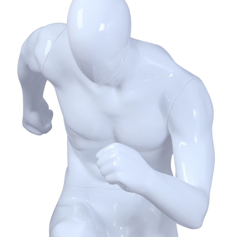 Image 2 : Herren schaufensterfiguren Sprinter weiß gl ...