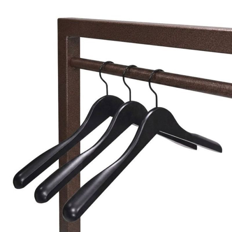 Image 2 : Straight metal clothes rack, large ...