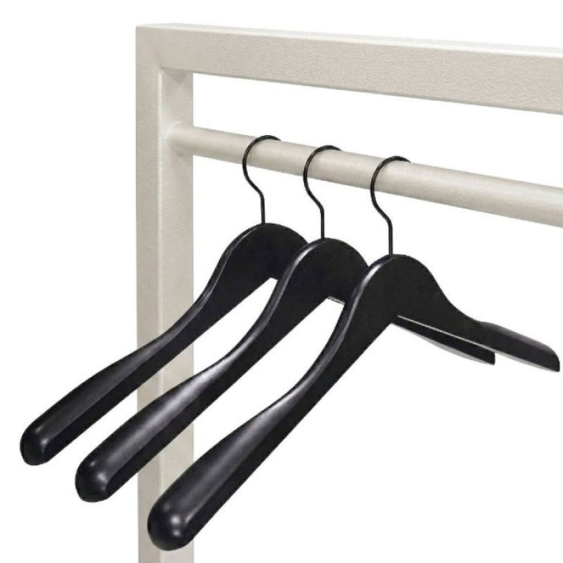 Image 1 : Straight metal clothes rack, large ...