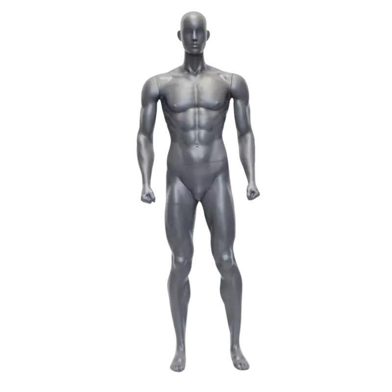 Standing male sports mannequin with authentic muscles : Mannequins vitrine