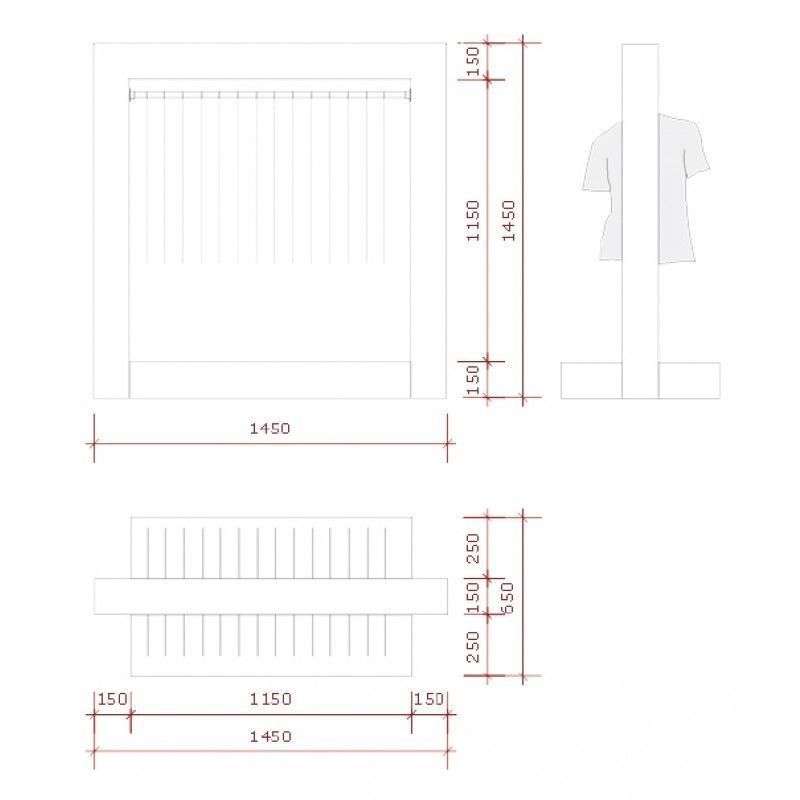 Image 4 : Armadio per indumenti fissi con ...