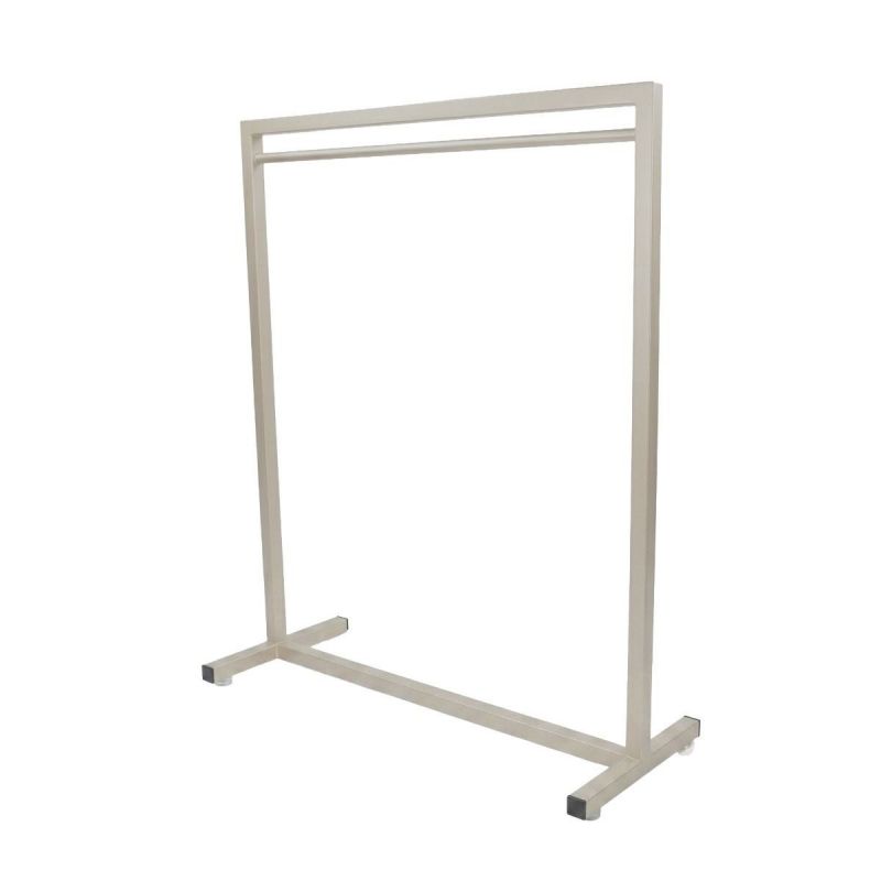 Ottimizzate la vostra disposizione con questo appendiabiti dritto in metallo ... Stender dritti ecru grande modello H 150cm x 125cm : Portants shopping
