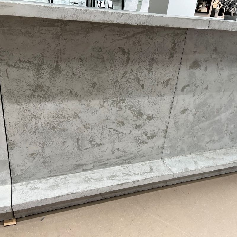 Image 3 : Modern store counter in grey ...