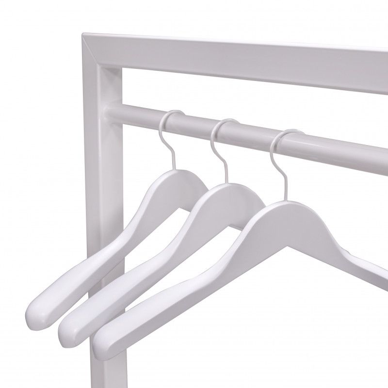 Image 1 : White metal clothes rack 150 ...