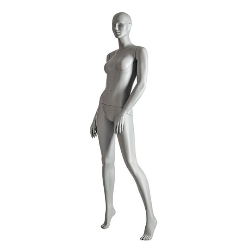 Image 2 : Abstract straight gray (RAL7042) female ...