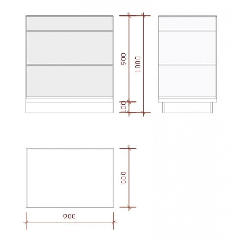 Image 2 : Dimensions : 
Width : 90 cm 
Height ...