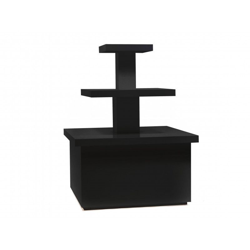 Table pyramide noire : Mobilier shopping