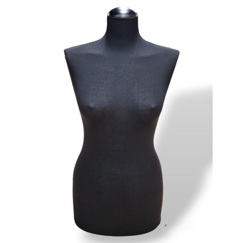 Tailored female bust black fabric : Bust shopping