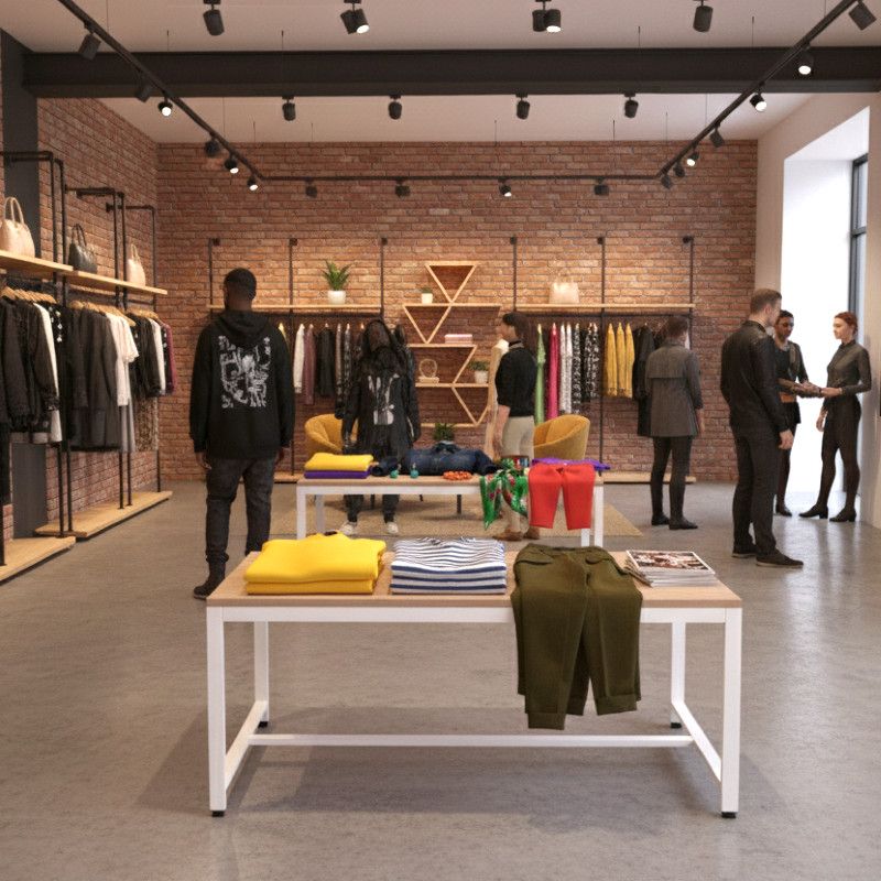 Image 2 : Tavolo espositivo compatto in metallo ...